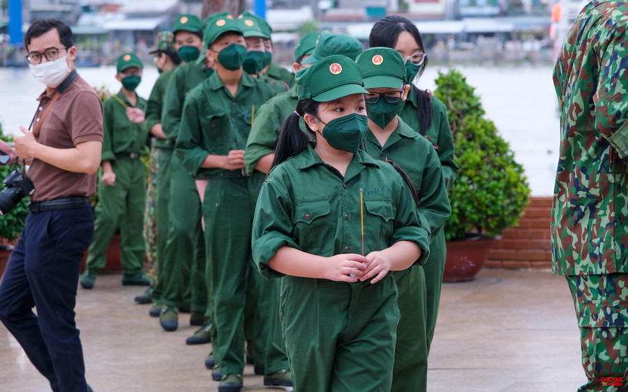 Cần Thơ: Gần 140 chiến sĩ nhí tham gia "Học kỳ trong quân đội" lần thứ XII ảnh 5