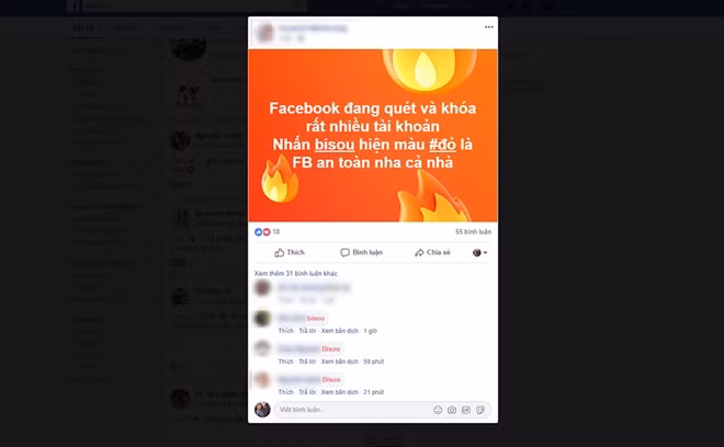 Cư dân mạng bị cuốn theo trò đùa kiểm tra Facebook “bisou” ảnh 1