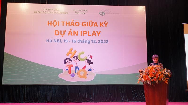 Bà Karolina Rutkowska, Giám đốc chương trình quốc gia, Tổ chức VVOB tại Việt Nam.