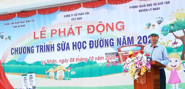 Ông Nguyễn Thanh Dương – Giám đốc Trung tâm Kiểm soát Bệnh tật tỉnh Hà chia sẻ tại lễ phát động
