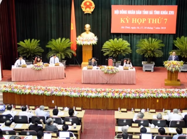 Kỳ họp HĐND tỉnh Hà Tĩnh khóa XVII