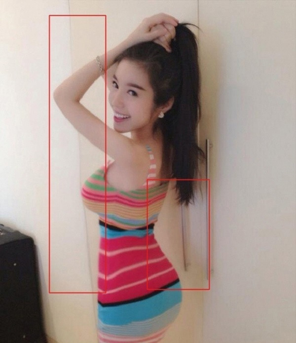 Sao Việt photoshop quá đà: Mâu Thủy bị mất tay, Minh Hằng bóp méo cả tường ảnh 17 Đến hẹn lại lên, Sao Việt đua nhau photoshop quá đà