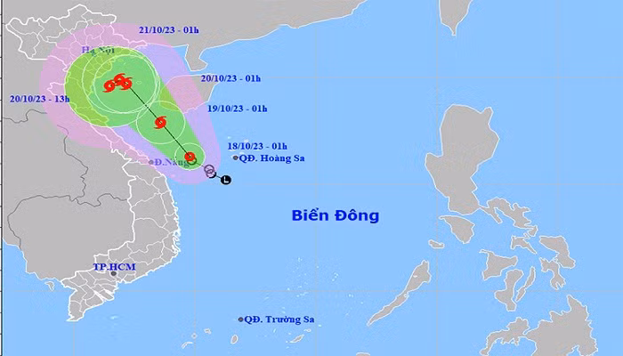 Thời tiết hôm nay: Áp thấp nhiệt đới gần bờ, Trung Bộ tiếp tục mưa to