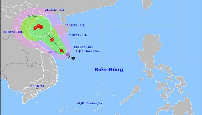 Thời tiết hôm nay: Áp thấp nhiệt đới gần bờ, Trung Bộ tiếp tục mưa to