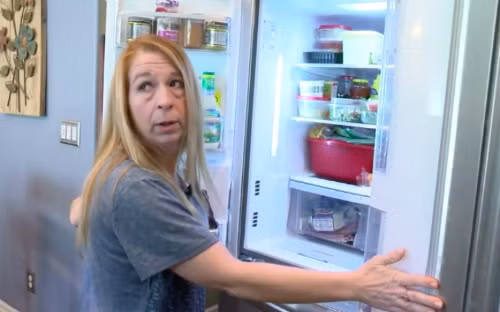 Người phụ nữ mất tiền vì giấu trong tủ đông