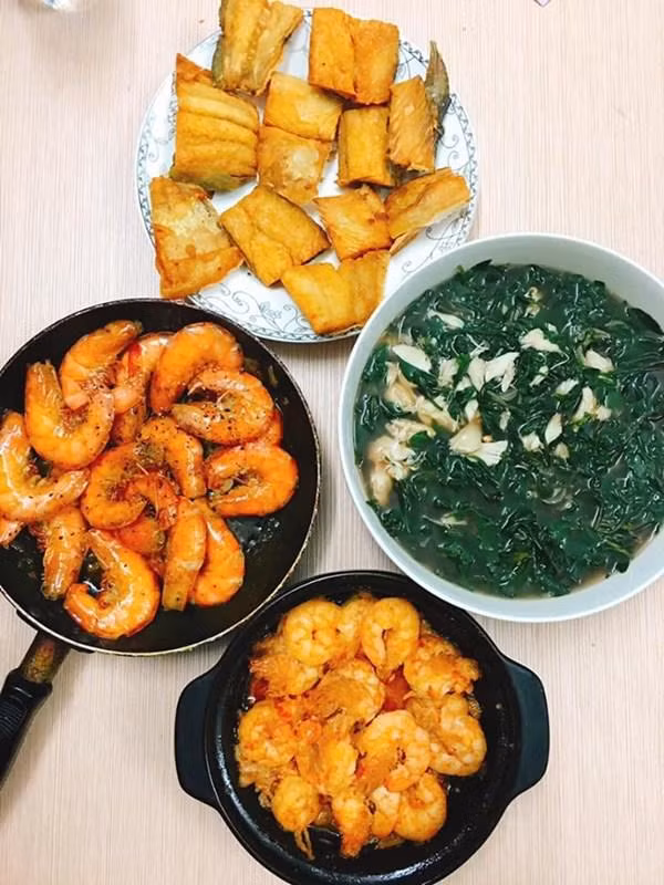 vo dam khoe nhung mam com ngon den noi chong kho tinh bua nao cung an sach bach - 6