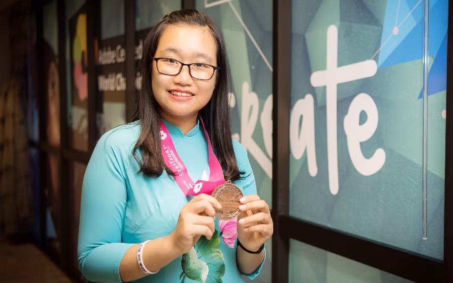 Sinh viên Nguyễn Trần Thảo Nguyên (Ảnh NVCC)