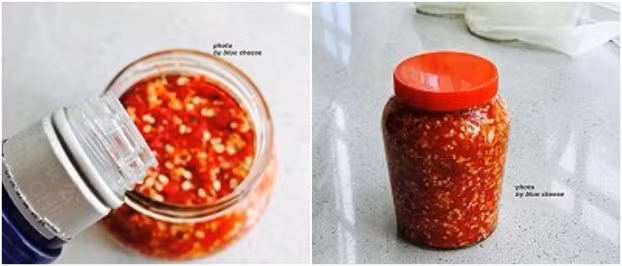 Chỉ vài bước đơn giản chị em có ngay lọ tương ớt ngon 