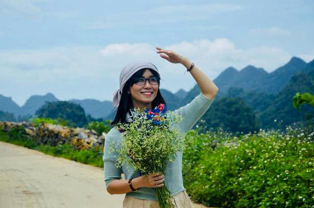 Cô luôn vượt lên nỗi đau để lạc quan với cuộc sống