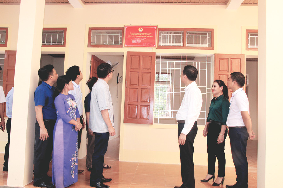 Nhà công vụ mới được khánh thành