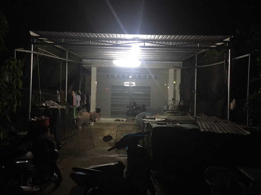 Hiện trường nơi xảy ra việc vợ tạt nước sôi chồng.