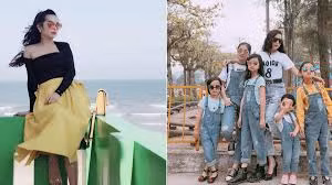 Mẹ trẻ xinh đẹp, 35 tuổi sinh 6 cô con gái gây xôn xao mạng xã hội