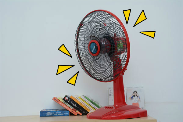 Mẹo khắc phục quạt máy kêu to, rung lắc ảnh 1 Chú thích ảnh