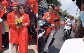 Chú rể bị gãy chân ngay ngày đính hôn, cô dâu hành động không ngờ nhiều người thích thú