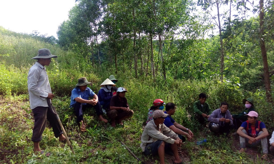 Khu vực Bắc sông Hiếu, địa bàn thuộc xã Cam Tuyền quản lý, người dân Cam Thành đã canh tác hàng chục năm nay (ảnh PXD) Khu vực Bắc sông Hiếu, địa bàn thuộc xã Cam Tuyền quản lý, người dân Cam Thành đã canh tác hàng chục năm nay (ảnh PXD)