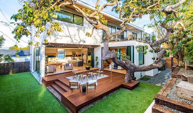 Cải tạo sân sau, chủ nhà không ngờ đã biến không gian nhà trở thành một biệt thự sang trọng-1