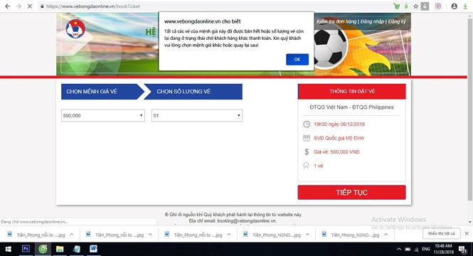 "Nghẽn" website bán vé AFF Cup, cổ động viên kêu trời ảnh 5