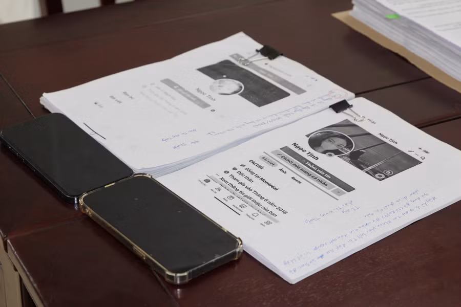 Tang vật vụ án bị thu giữ. (Ảnh: CANA)