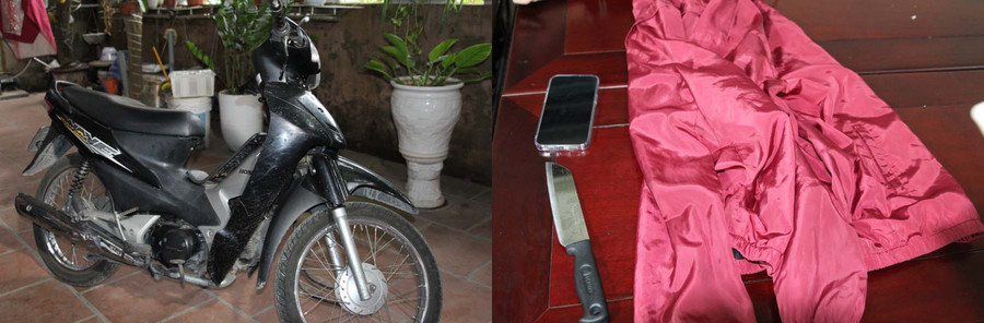 Tang vật vụ án bị công an thu giữ. (Ảnh: CANA)