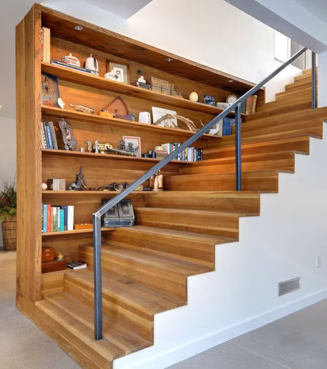 10 mẫu thiết kế cầu thang kiêm tủ sách dưới đây sẽ biến nhà bạn trở thành một thư viện đích thực - Ảnh 4.