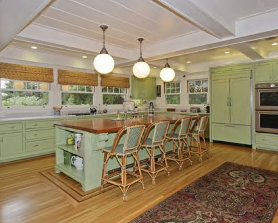 ... and a spacious kitchen.