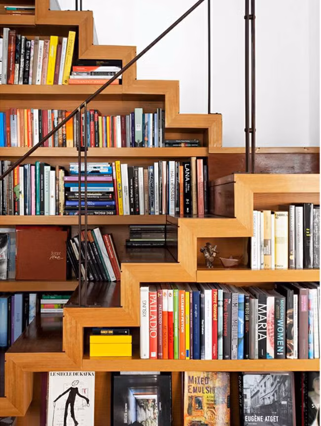 10 mẫu thiết kế cầu thang kiêm tủ sách dưới đây sẽ biến nhà bạn trở thành một thư viện đích thực - Ảnh 6. 10 mẫu thiết kế cầu thang kiêm tủ sách dưới đây sẽ biến nhà bạn trở thành một thư viện đích thực - Ảnh 6.