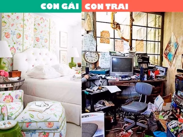 10 điểm khác nhau giữa con trai và con gái