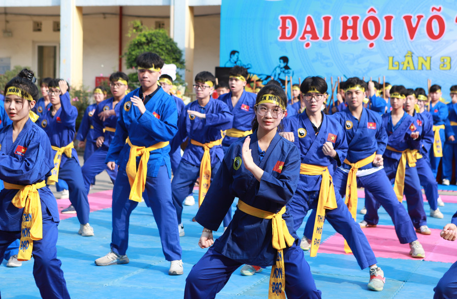 Các tiết mục võ thuật được trình diễn tại chương trình. Các tiết mục võ thuật được trình diễn tại chương trình.
