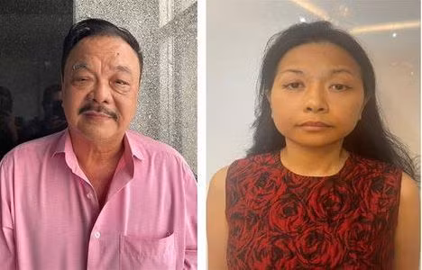 Ông Trần Quí Thanh và con gái bị bắt.