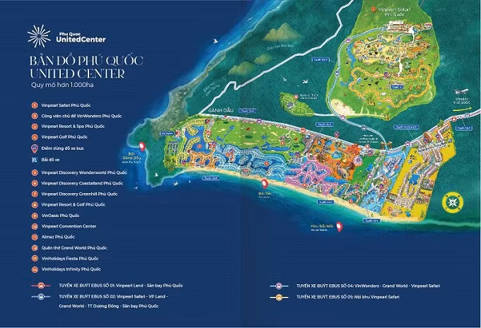Những con số kỷ lục của siêu quần thể Phú Quốc United Center
