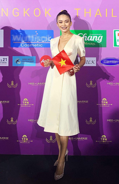 Các á hậu sang Thái Lan cổ vũ H"Hen Niê thi Miss Universe ảnh 5 Á hậu Mâu Thủy,