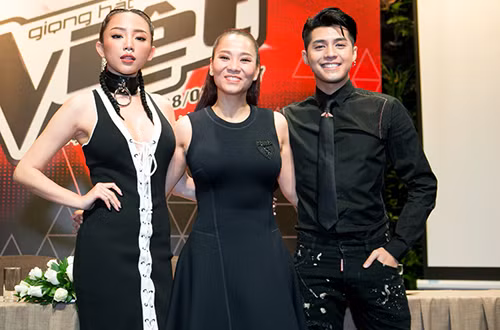 Từ trái sang: Tóc Tiên, Thu Minh, Noo Phước Thịnh. thu-minh-toi-muon-tre-hon-nen-nhan-loi-lam-giam-khao-canh-dan-em-1