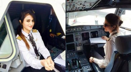 Nữ phi công gây sốt vì xinh như thiên thần ảnh 1 Huma điều khiển chiếc Airbus 320