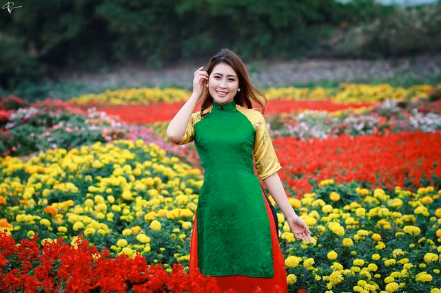 Hot girl Linh Napie khoe vẻ mặn mà trong tà áo bà ba cách điệu ảnh 9