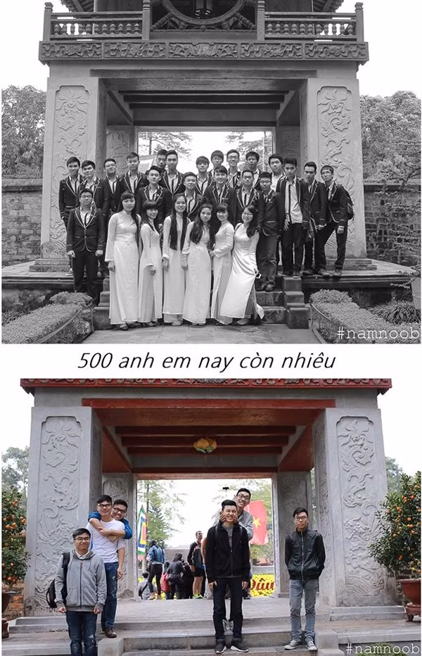 Các tư thế tạo hình được giữ nguyên. Ý tưởng chụp ảnh cũng được khen đầy sáng tạo.