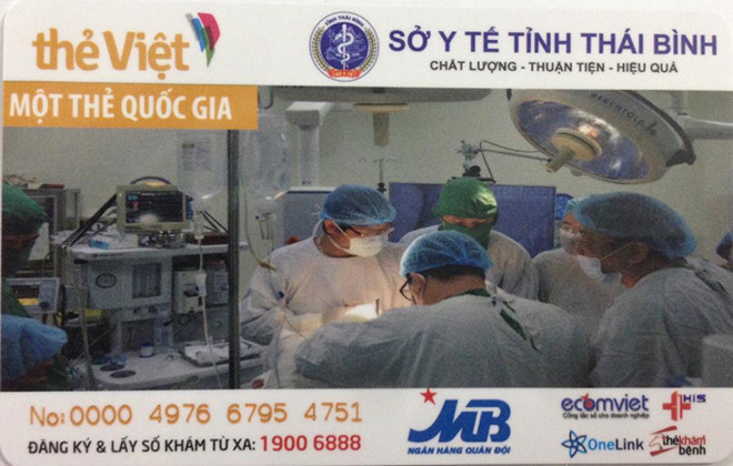 Hai triệu người dân Thái Bình tiến tới sử dụng thẻ khám bệnh thông minh