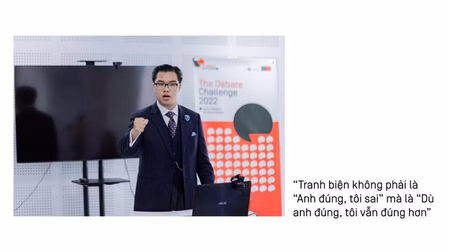 Những suy nghĩ cởi mở về tranh biện của Khang Thịnh