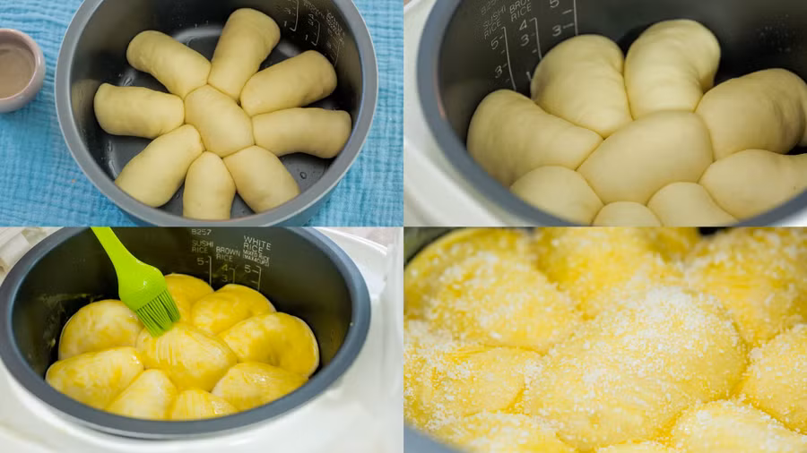 Cách làm bánh mì mềm ngon thơm phức bằng nồi cơm điện