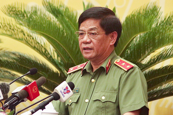 Giám đốc Công an TP Hà Nội Đoàn Duy Khương. Ảnh: Phạm Hải Tướng Đoàn Duy Khương đề nghị hủy hàng nghìn xe máy hết niên hạn