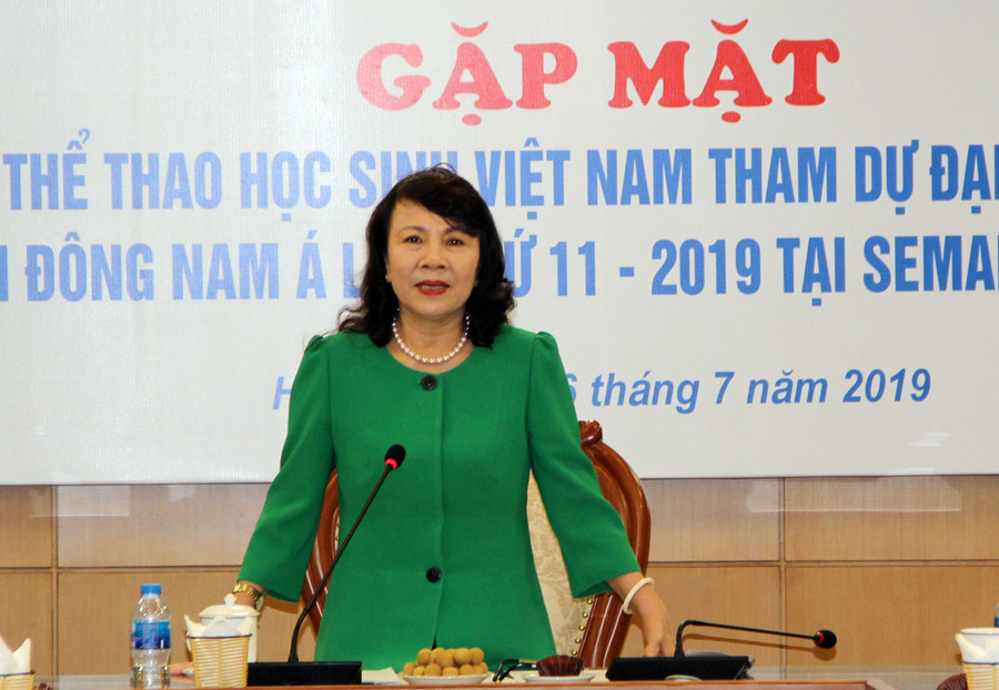 Thứ trưởng Nguyễn Thị Nghĩa phát biểu chỉ đạo tại cuộc gặp vỡ