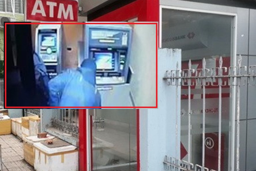 Đang điều tra vụ du khách người Nga phá trụ ATM trộm tiền