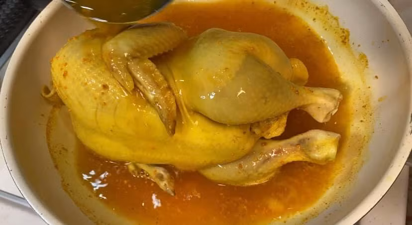 Bí quyết làm món gà ủ muối tiêu thơm ngọt, đẹp mắt bằng nồi chiên không dầu ảnh 3