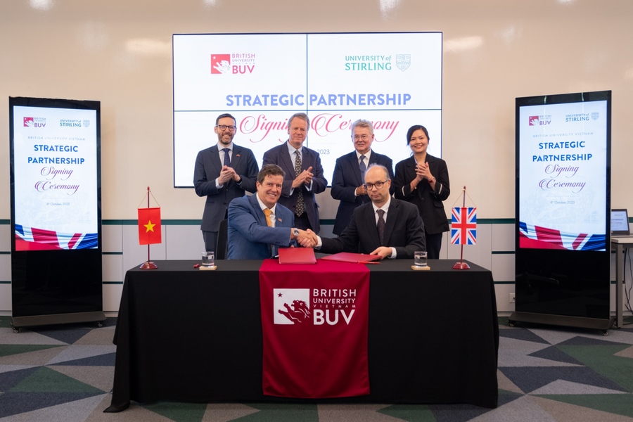 BUV là đối tác chiến lược của Đại học Stirling