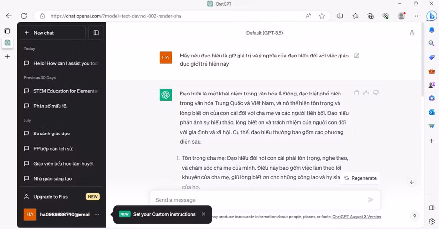 Công nghệ AI hỗ trợ cô Hà rất nhiều trong quá trình học tập nâng cao chuyên môn, nghiệp vụ.