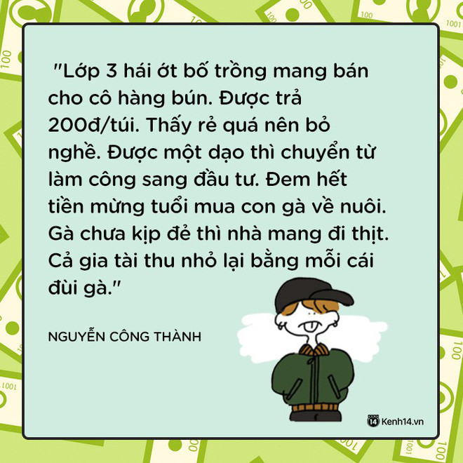Kỉ niệm lần đầu kiếm ra tiền của bạn bá đạo như thế nào? - Ảnh 7. Kỉ niệm lần đầu kiếm ra tiền của bạn bá đạo như thế nào? - Ảnh 7.