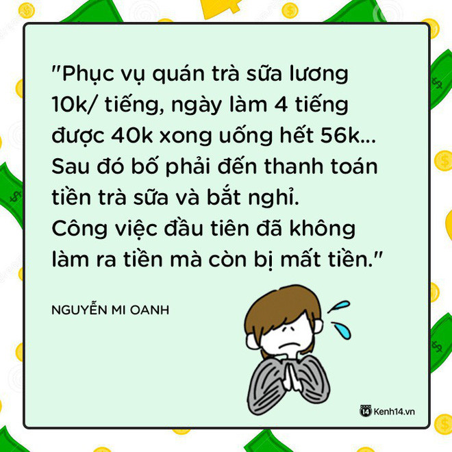 Kỉ niệm lần đầu kiếm ra tiền của bạn bá đạo như thế nào? - Ảnh 4. Kỉ niệm lần đầu kiếm ra tiền của bạn bá đạo như thế nào? - Ảnh 4.