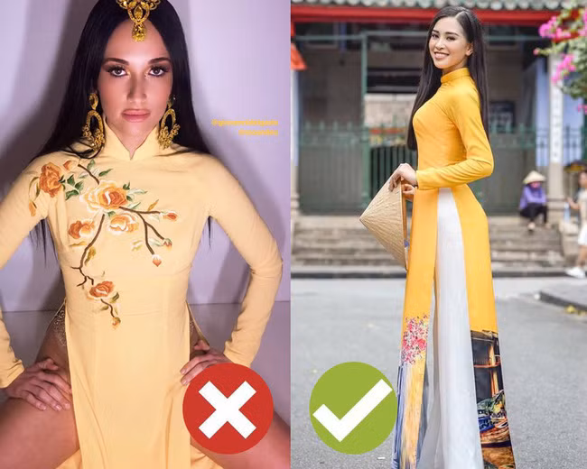 5 kiểu áo dài nhìn thôi đã thấy "nóng mắt", Tết này các nàng cần tránh xa nếu không muốn bị chê thảm họa - Ảnh 6.