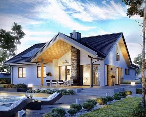 ve dep gay sot cua cac mau nha cap 4 gia re kieu moi co 4 phong ngu - 5