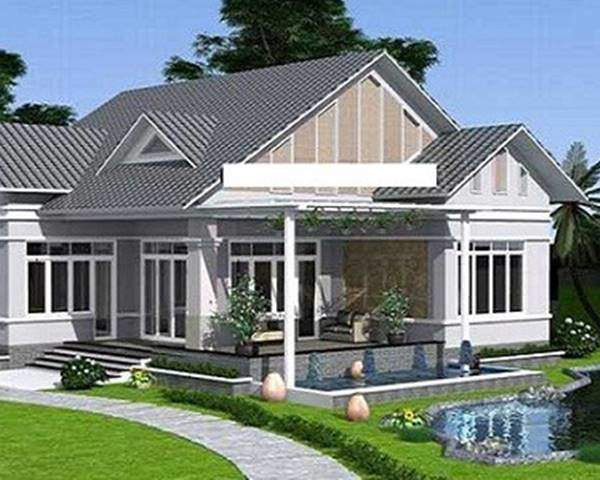 ve dep gay sot cua cac mau nha cap 4 gia re kieu moi co 4 phong ngu - 6