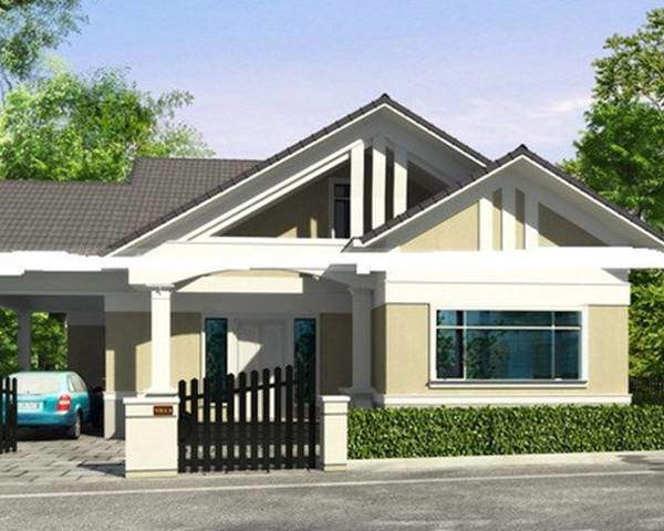 ve dep gay sot cua cac mau nha cap 4 gia re kieu moi co 4 phong ngu - 7